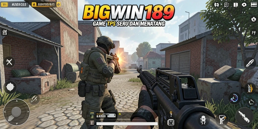 Gameplay menegangkan dan seru dari BIGWIN189 di dalam pertempuran TPS.