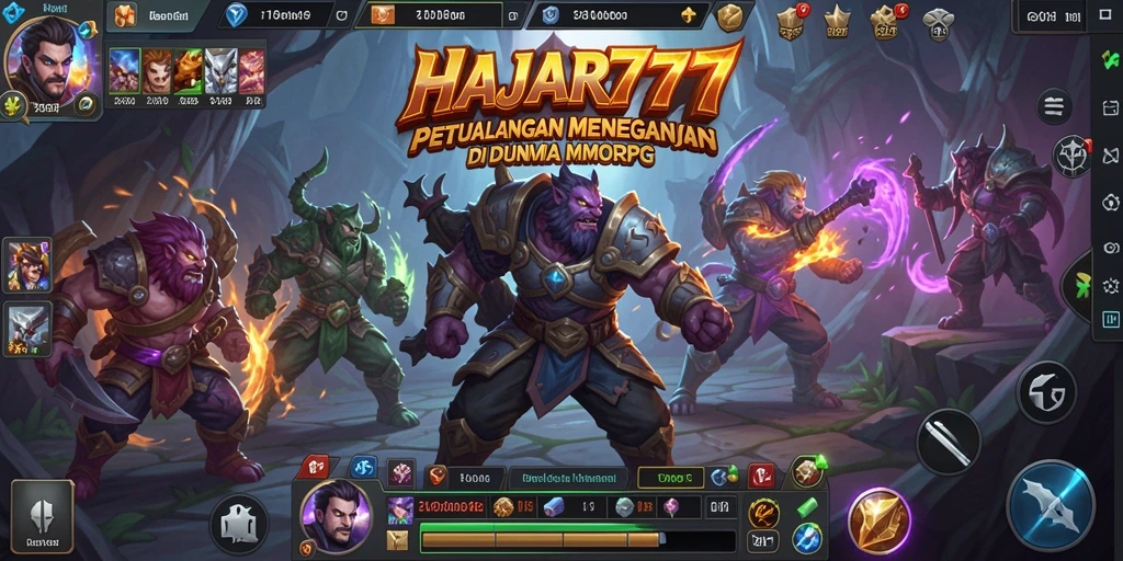 Tangkapan layar utama gameplay yang menunjukkan aksi seru di <strong>HAJAR777</strong>
