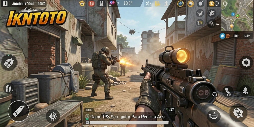 Tampilan gameplay seru dari IKNTOTO dengan aksi pertempuran yang mendebarkan.