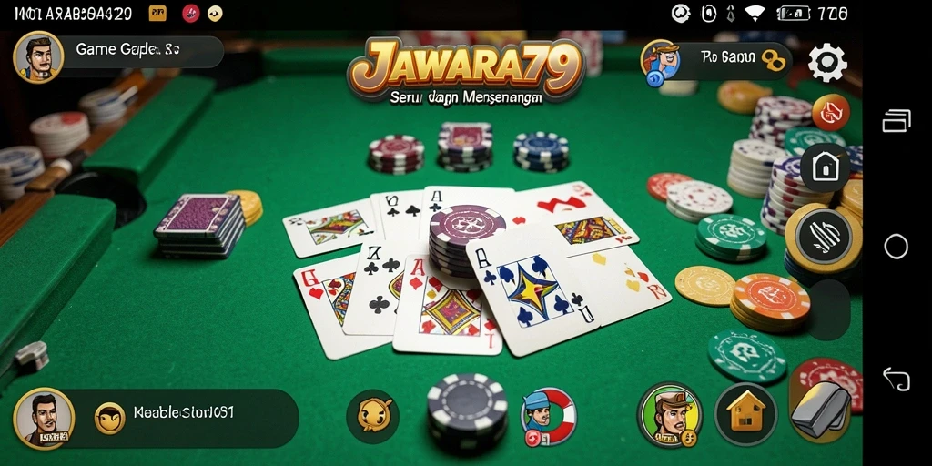 Gameplay seru permainan Gaple di JAWARA79.