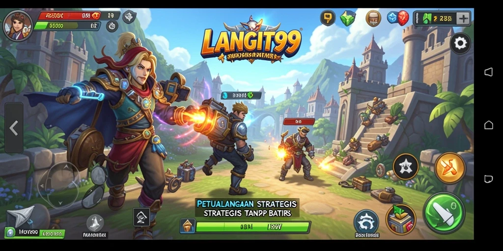 Tampilan gameplay LANGIT99 yang menegangkan dan menarik