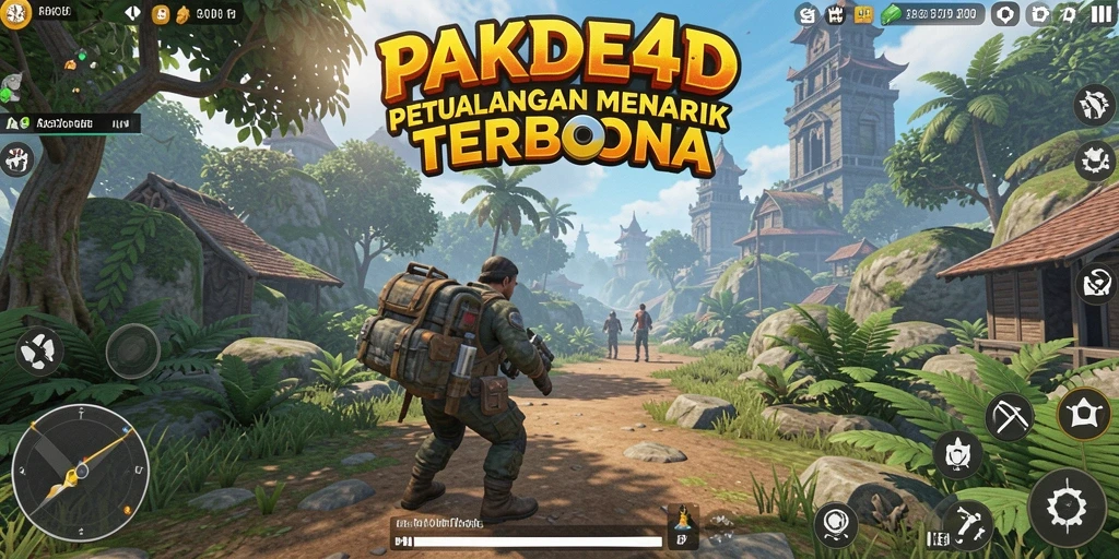Screenshot gameplay PAKDE4D menampilkan eksplorasi petualangan yang mendebarkan.