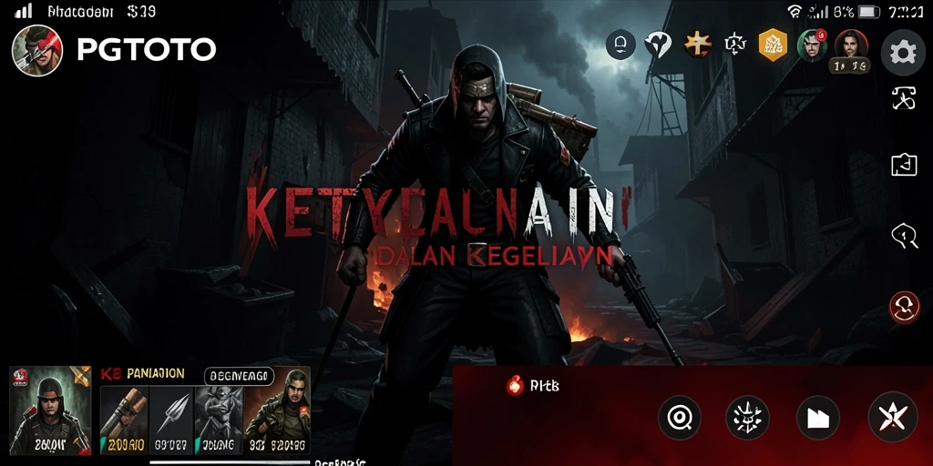 Tangkapan layar gameplay PGTOTO yang menampilkan suasana menakutkan dan menyeramkan.
