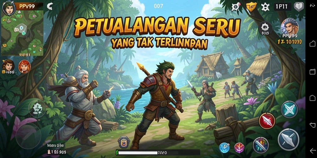 Screenshot gameplay PPV99 menampilkan aksi seru dalam petualangan yang mendebarkan.