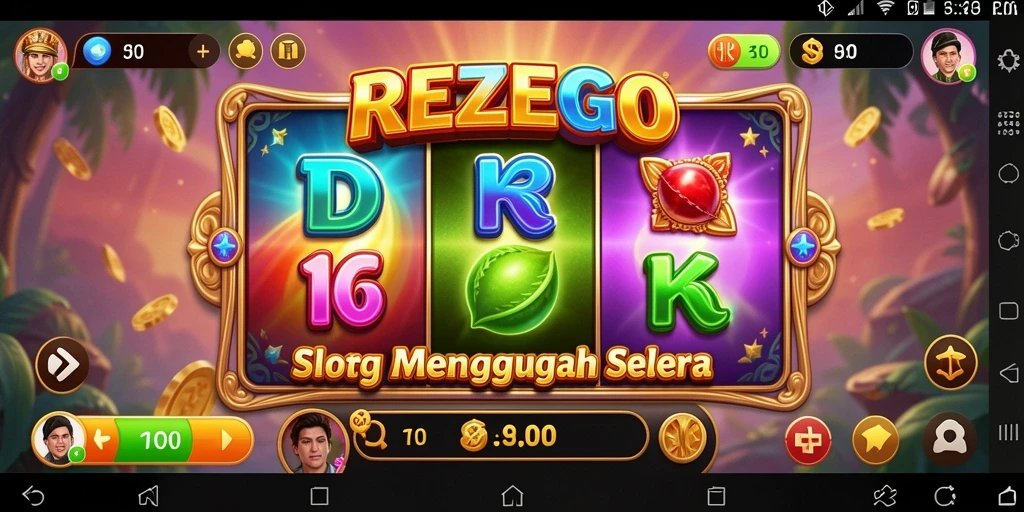 Tampilan menarik dari gameplay Slot REZEGO yang menggugah selera.