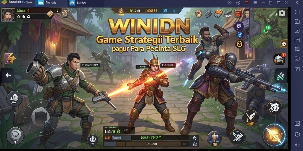 Tampilan gameplay menarik dari WINIDN dengan strategi mendalam.