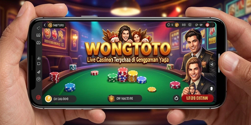 Tampilan gameplay WONGTOTO dengan dealer live yang interaktif.